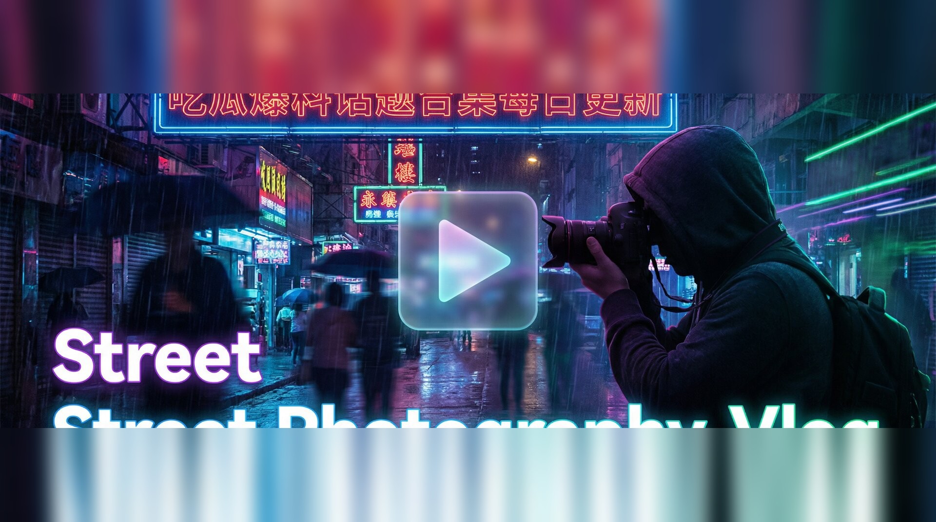 蝌蚪影视视频-城市夜景街拍摄影技巧